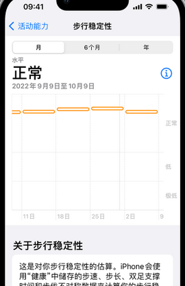 上栗iPhone手机维修如何在iPhone开启'步行稳定性通知'