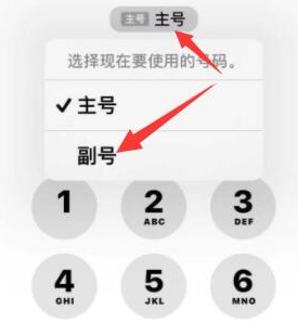 上栗苹果14维修店分享iPhone 14 Pro Max使用副卡打电话的方法 