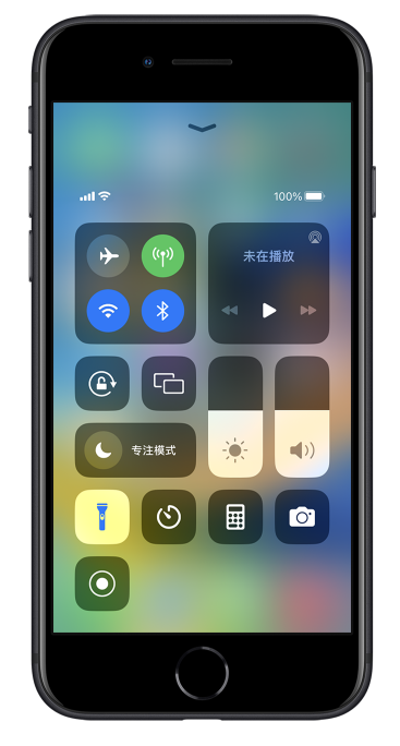 上栗苹果14维修分享苹果iPhone 14 Pro手电筒开启方法 